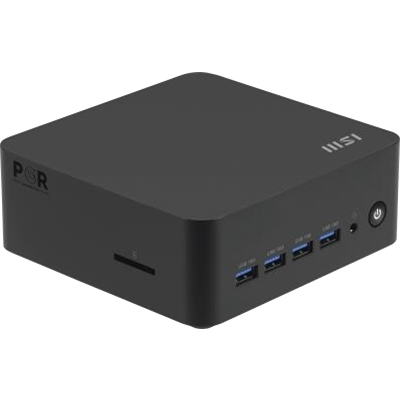 PC MSI MINI AI CUBI Z BAREBONE 8M-006BEU AMD RYZEN7 1XM.2 2XDDR5-5600(MAX 64GB) 2XHDMI 4XUSB WIFI TPM VESA