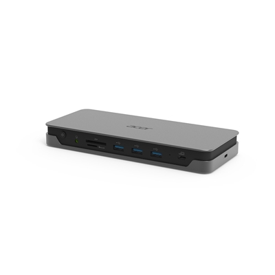 DOCKING STATION ACER GP.DCK11.01Q USB TYPE-C GRIGIO 2Y 3XUSB-A 1XUSB-C LAN 2XHDMI DP 1XSD 3.0 1XMICROSD FINO:30/06