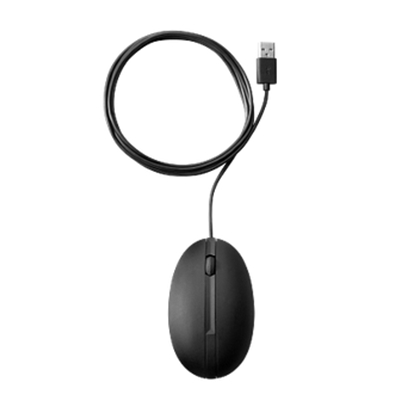MOUSE HP WIRED 320M USB 9VA80AA 800DPI BLACK 1Y FINO:31/12