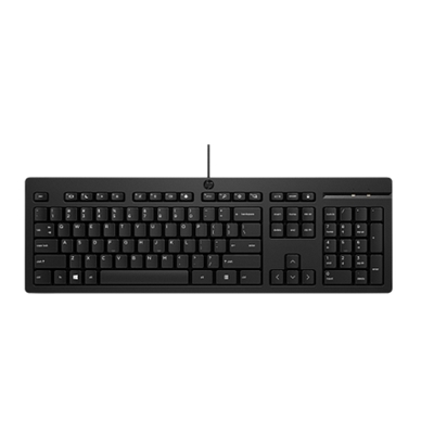 TASTIERA HP WIRED 125 G2 USB AY2Y7AA BLACK 1Y FINO:31/12