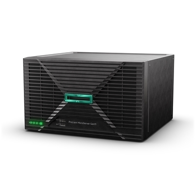 MICROSERVER HPE P74439-425 GEN11 PENTIUM G7400 2C 3.7GHZ 1X16GB DDR5 VROC 1X1TB 4X3.5 NONHPNOODD 4GLAN 180W GAR1 AN FINO:07/06