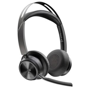 CUFFIE+MICROFONO POLY 77Y88AA VOYAGER FOCUS 2 BT5.1 DONGLE BT/USB-C NOISECANCELING RICARICABILI CUSTODIA CERT.MICROSOFT TEAMS 2Y