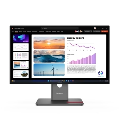 MONITOR LENOVO THINKVISION P24Q-40 64B2GAT1EU 23.8QHD IPS AG 16:9 4MS 300CD/M2 3Y VESA 5USB HDMI 2DP PIVOT LIFT TILT FINO:31/07