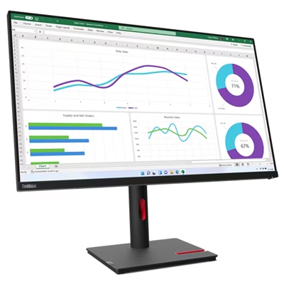 MONITOR LENOVO THINKVISION T32H-30 63D3GAT1EU 31.5QHD IPS AG FULLDOCK 16:9 4MS 350CD/M2 3Y TILT SWIVEL PIVOT LIFT VESA