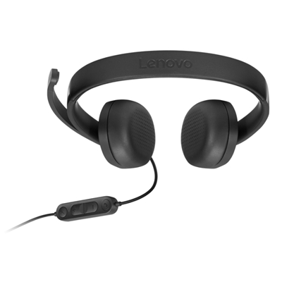 CUFFIE+MICROFONO LENOVO 4XD1P83425 PLUG-AND-PLAY USB-A CAVO 1.90MT 2Y FINO:30/06