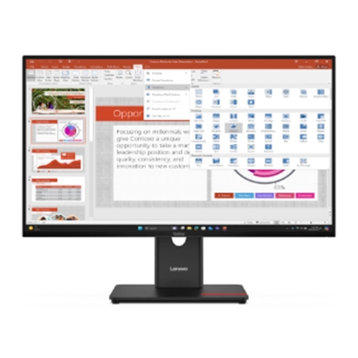 MONITOR LENOVO THINKVISION T27-40 64A5MAT6EU 27FHD IPS AG 16:9 BLK 4MS 300CD/M2 3Y MM TILT SWIVEL PIVOT LIFT VESA 5USB HDMI DP