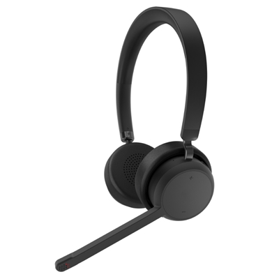 CUFFIE+MICROFONO LENOVO WIRELESS STERO HEADSET 4XD1Q30302 CANCELLAZ ATTIVA RUMORE BT5.3 2Y