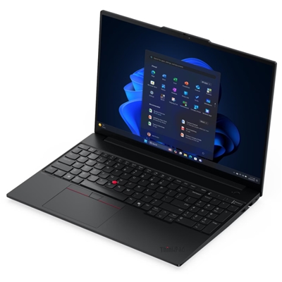 NB AI PC LENOVO THINKPAD E16 21SR000PIX 16WUXGA IPS AG ULTRA5-225U 16DDR5 512SSD W11PRO 1YPREMIER RI WIFI BT 4USB HDMI RJ45 FP