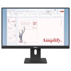 MONITOR LENOVO THINKVISION E24-40 64BAMAT1EU 23.8FHD IPS AG 16:9 BLK 4MS 250CD/M2 3Y MM VESA HDMI DP VGA TILT SWIVEL FINO:30/06