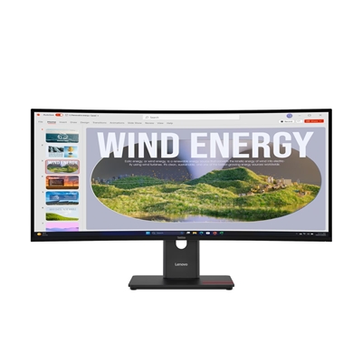 MONITOR LENOVO CURVED T34WD-40 64AEGAT1EU 34WQHD VA AG FULLDOCK 21:09 4MS 300CD/M2 3Y CAM MM TILT SWIVEL PIVOT LIFT