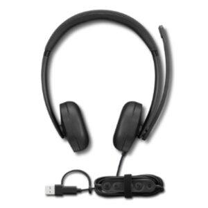 CUFFIE+MICROFONO LENOVO CABLATE VOIP 5000 (TEAMS) 4XD1R88995 DA USB-C A USB-A CAVO1.9MT PLUG AND PLAY 3Y FINO:30/06
