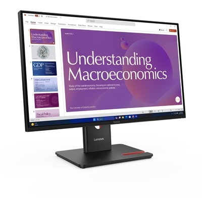 MONITOR LENOVO THINKVISION T24D-40 64B9GAT1EU 23.8FHD IPS AG FULLDOCK 16:9 BLK 4MS 250CD/M2 3Y MM VESA TILT SWIVEL PIVOT LIFT