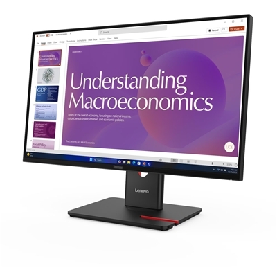 MONITOR LENOVO THINKVISION T24D-40 64B9GAT1EU 23.8FHD IPS AG FULLDOCK 16:9 BLK 4MS 250CD/M2 3Y MM VESA TILT SWIVEL PIVOT LIFT