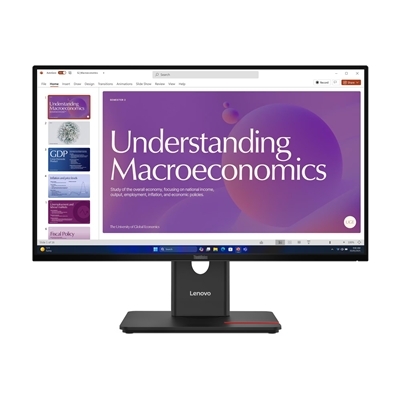MONITOR LENOVO THINKVISION T24D-40 64B9GAT1EU 23.8FHD IPS AG FULLDOCK 16:9 BLK 4MS 250CD/M2 3Y MM VESA TILT SWIVEL PIVOT LIFT