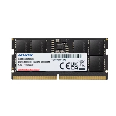 SO-DIMM DDR5 16GB 5600MHZ AD5S560016G-S ADATA CL46 SINGLE RANK