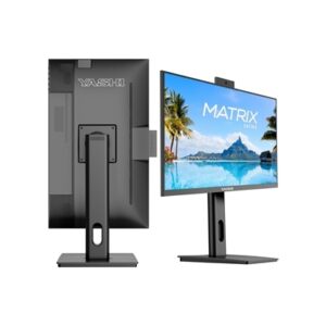 MONITOR YASHI MATRIX YZ2781 27 FHD IPS 1MS MM 1920X1080 BLACK 350CD/M2 HDMI DP WEBCAM REG.ALT. PIVOT TYPE-C 2YOC FINO:30/06