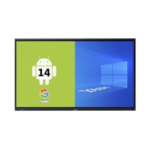 MONITOR YASHI LY9815 SUPERTOUCH 98 AI 4K 8/128GB 40 TOCCHI ANDROID 14 EDLA STAFFA 3YOC FINO:30/06