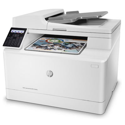 STAMPANTE HP MFC LASER COLOR M183FW 7KW56A WHITE A4 4IN1 ADF 16PPM 256MB 1200DPI LCD WIFI-USB-LAN 3YCONREG FINO:30/04