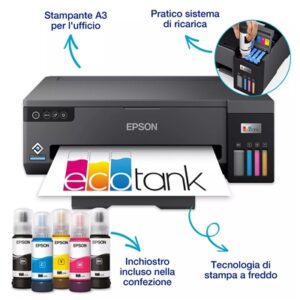 STAMPANTE EPSON INK ECOTANK ET-14100 C11CK39401 A3+ 4INK 30PPM 100FG WIFI DIRECT FINO:30/06