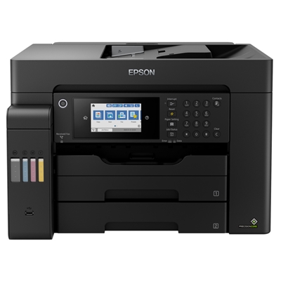 STAMPANTE EPSON MFC INK ECOTANK ET-16600 C11CH72401 A3+ 4IN1 32/22PPM ADF50FG F/R 250FG LCD USB LAN WIFI DIRECT