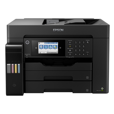 STAMPANTE EPSON MFC INK ECOTANK ET-16650 C11CH71401 A3+ 4IN1 32/32PPM ADF50FG F/R 250FG LCD USB LAN WIFI DIRECT FINO:28/06