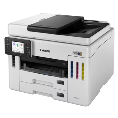STAMPANTE CANON MFC GX7150 REFILLABLE 6880C006 4 IN 1 24 IPM F/R ADF LCD 600FG WIFI LAN CLOUD FINO:30/06