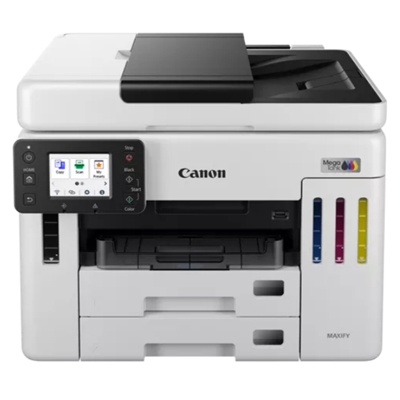 STAMPANTE CANON MFC GX7150 REFILLABLE 6880C006 4 IN 1 24 IPM F/R ADF LCD 600FG WIFI LAN CLOUD FINO:30/06