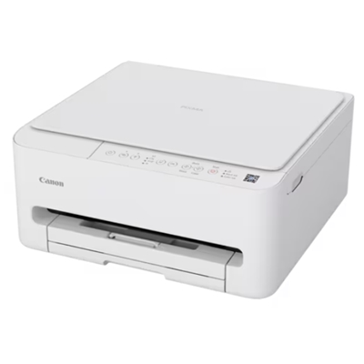 STAMPANTE CANON MFC INK PIXMA TS4150I WHITE7181C006 A4 3IN1 14IPM.INCHIOSTRO NERO A PIGMENTI E COLORI DYE .COMPATIB FINO:30/06