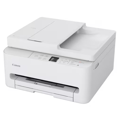 STAMPANTE CANON MFC INK PIXMA TS7550I WHITE 7178C006 3IN1.14 IPM. INCHIOSTRO NERO A PIGMENTI E COLORI DYE.SCHERMO OLE FINO:30/06