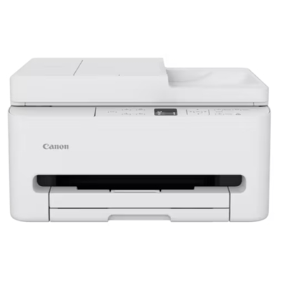 STAMPANTE CANON MFC INK PIXMA TS7550I WHITE 7178C006 3IN1.14 IPM. INCHIOSTRO NERO A PIGMENTI E COLORI DYE.SCHERMO OLE FINO:30/06