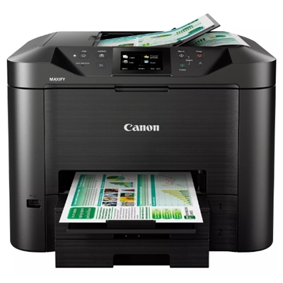 STAMPANTE CANON MFC INK MAXIFY MB5450 0971C009 A4 4IN1 24IPM D-ADF F/R 500FG LAN AIRPRINT WIFI