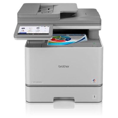 STAMPANTE BROTHER MFC LASER COLOR MFC-L8970CDW A4 4IN1 31PPM ADF LCD 250F F/R PCL6 USB LAN WIFI NFC TON BK7.5K COL6.5 FINO:30/06