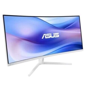 MONITOR ASUS LED VA 34 VU34WCIP-W CURVO WHITE WQHD 1MS 100HZ300CDM HDMI USB-C REG.H EYE CARE NANO ION. 3Y GAR