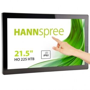 MONITOR OPEN FRAME M-TOUCH HANNSPREE LCD LED 21.5 WIDE HO225HTB 8MS FHD 1920X1080 3000:1 BLACK VGA HDMI USB VESA