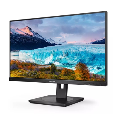 MONITOR PHILIPS LCD IPS LED 23.8 WIDE 243S1/00 5MS MM FHD 1000:1 BLACK HDMI DP USB-C 4XUSB3.0 PIVOT VESA FINO:30/06