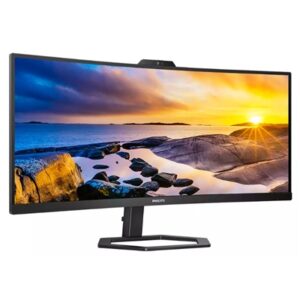 MONITOR PHILIPS LCD CURVED VA LED 34 21:9 34E1C5600HE/00 4MS MM WQHD 3000:1 BLACK HDMI DP 5XUSB USB-C WEBCAM VESA FINO:30/06