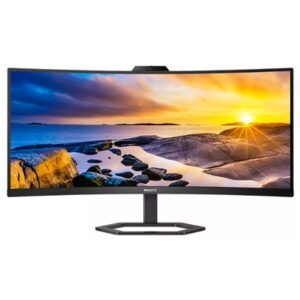 MONITOR PHILIPS LCD CURVED VA LED 34 21:9 34E1C5600HE/00 4MS MM WQHD 3000:1 BLACK HDMI DP 5XUSB USB-C WEBCAM VESA FINO:30/06