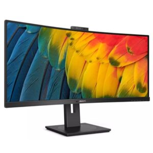 MONITOR PHILIPS LCD CURVED VA LED 34 WIDE 34B1U5600CH/00 4MSMM WQHD 3000:1 BLACK HDMI DP DOCK USB-C LAN WEBCAMFINO:30/06
