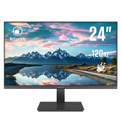 MONITOR ATLANTIS LCD IPS LED 23.8 WIDE A05-HE24VF-VHM MM FHD 4000:1 BLACK VGA HDMI VESA FINO:30/06