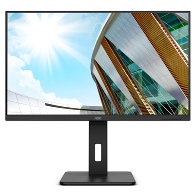 MONITOR AOC LCD VA LED 31.50 WIDE U32P2 4MS MM QHD 3000:1 BLACK 2XHDMI DP REG.ALTEZZA VESA