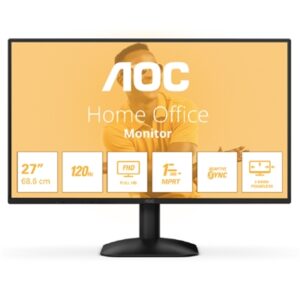 MONITOR AOC LCD IPS 120HZ 27 WIDE FRAMELESS 27B31H 4MS FHD 1500:1 BLACK VGA HDMI VESA