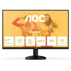 MONITOR AOC LCD IPS 27 WIDE FRAMELESS Q27B35E 1MS QHD 1500:1 BLACK HDMI DP VESA