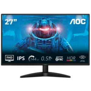 MONITOR AOC LCD IPS 144HZ 27 WIDE FRAMELESS 27B36X 4MS FHD 1500:1 BLACK HDMI DP VESA