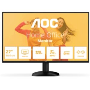 MONITOR AOC LCD IPS 120HZ 27 WIDE FRAMELESS Q27B35S3 1MS QHD 1500:1 BLACK HDMI DP VESA FINO:30/06