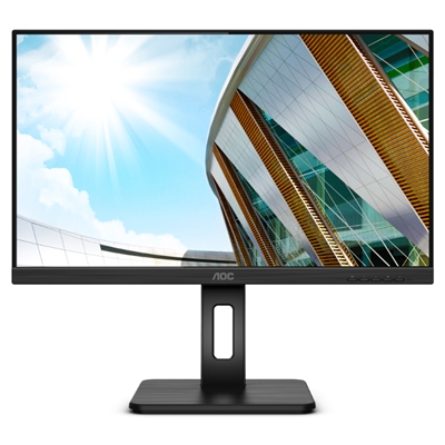 MONITOR AOC LCD IPS LED 23.8 WIDE 24P2Q 4MS MM FHD 1000:1 BLACK VGA DVI DP HDMI 4XUSB3.0 VESA