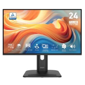 MONITOR MSI PRO MP245PGN E14 23.8 IPS AG FHD 16:9 MM 1500:1 1MS 144HZ VGA HDMI DP REG.ALT. PIVOT VESA BLACK