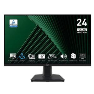 MONITOR MSI PRO MP245G 23.8 IPS AG FHD 16:9 1300:1 100HZ 1MS VGA HDMI DP REG.ALT. VESA BLACK FINO:30/06