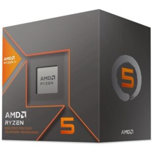 CPU AMD RYZEN 5 8600G 5.0GHZ-MAX BOOST 6CORE 22MB 100-100001237BOX AM5 65W RADEON GRAPHICS 760M BOX STEALTH COOLER -FINO:27/06