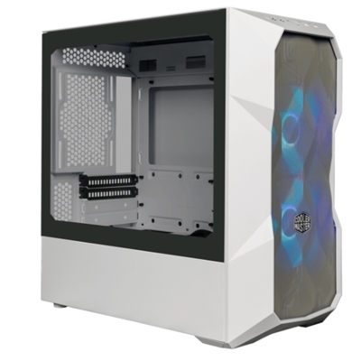 CABINET ATX MICRO TOWER COOLER MASTER TD300-WGNN-S00 MASTERBOX TD300 MESH WHITE 2X3.5 2X2.5 2XUSB3.2 ARGB LATO TRASP. FINO:30/06