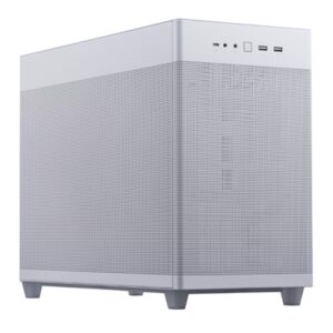 CABINET ATX SMALL TOWER ASUS AP201TG WHITE MICRO-MINIATX 1X2